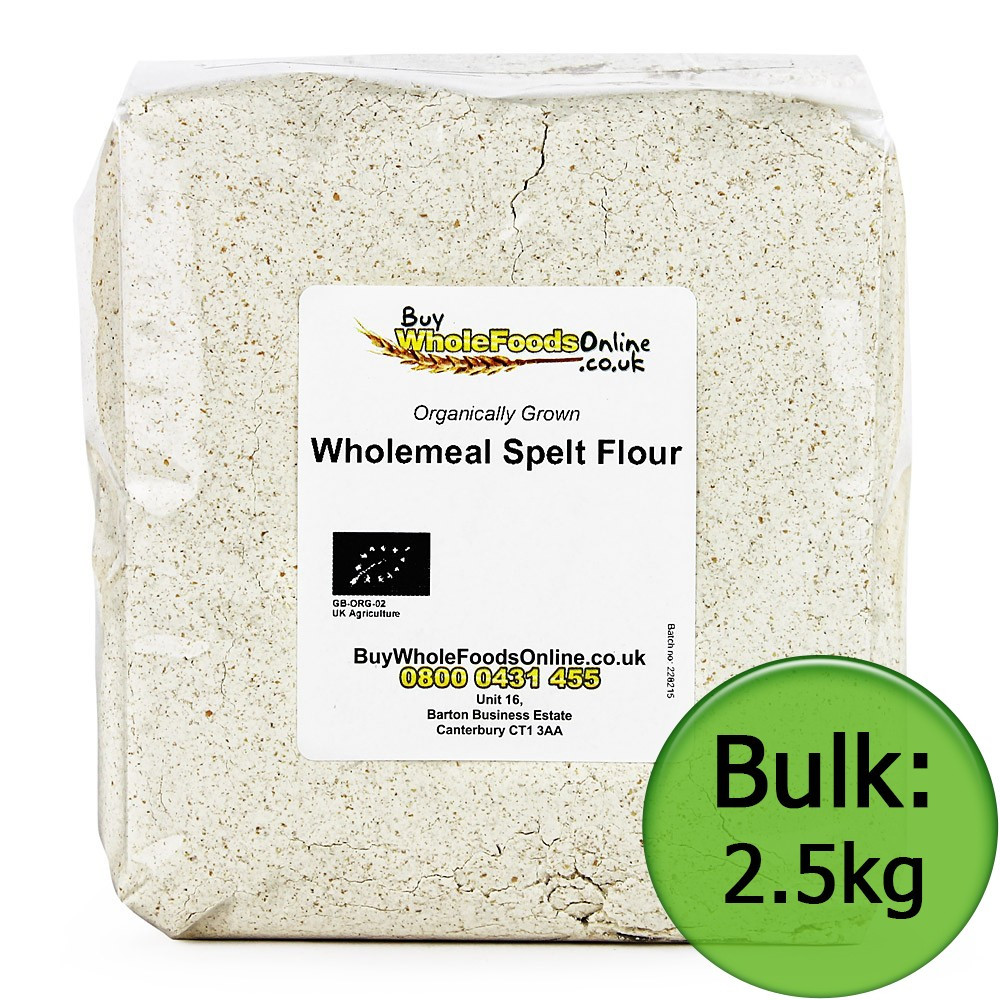 Organic Spelt Flour
 Organic Spelt Flour Wholemeal 2 5kg