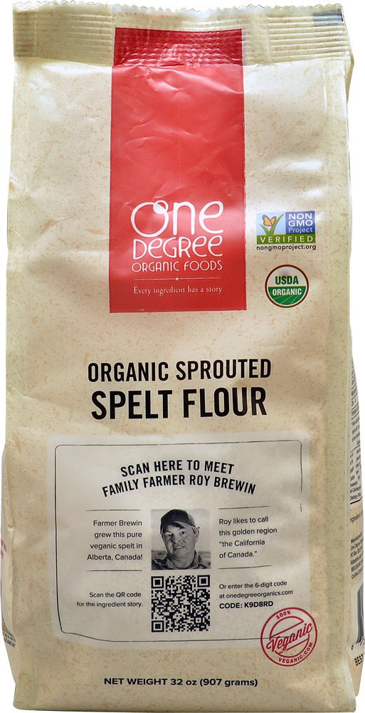 Organic Sprouted Spelt Flour
 e Degree Organic Sprouted Spelt Flour