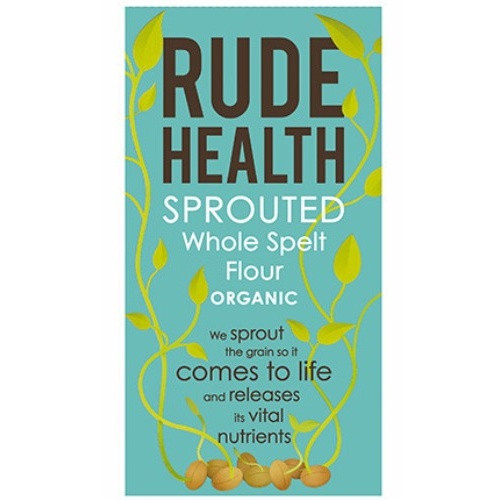 Organic Sprouted Spelt Flour
 Rude Health Sprouted Whole Spelt Flour Organic 500g