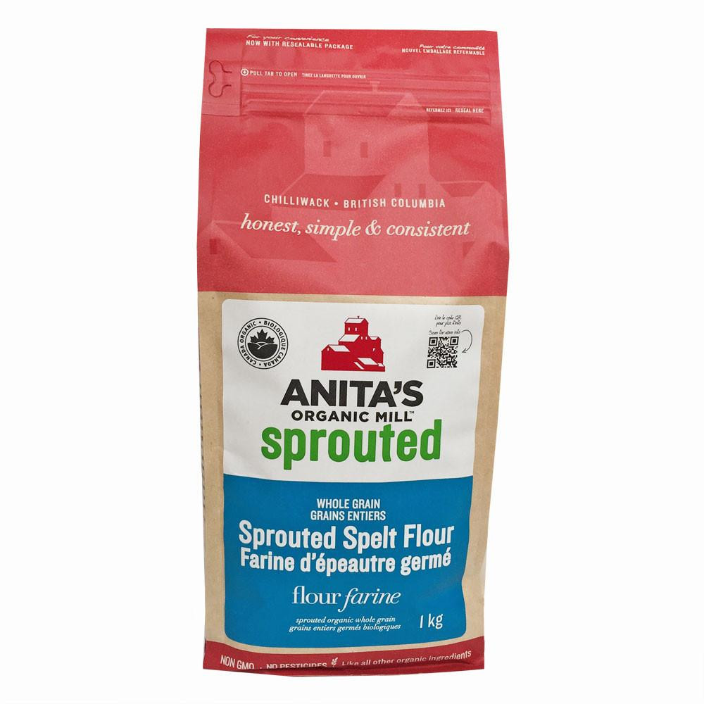 Organic Sprouted Spelt Flour
 Anita s Organic Mill Sprouted Spelt Flour 1kg