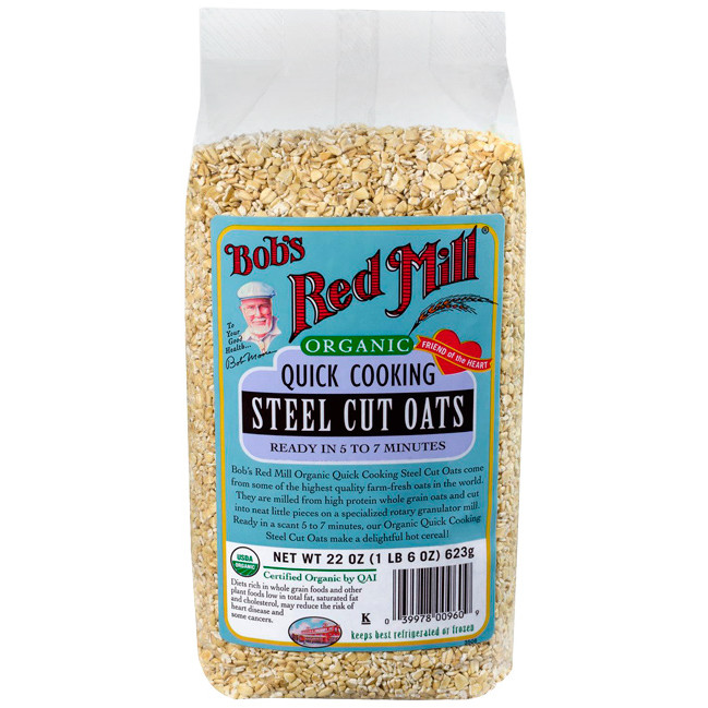 Organic Steel Cut Oats
 Bob s Red Mill Organic Quick Cooking Steel Cut Oats 22 oz