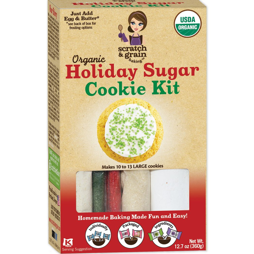 Organic Sugar Cookies
 Homemade Baking Holiday Sugar Cookie Kit