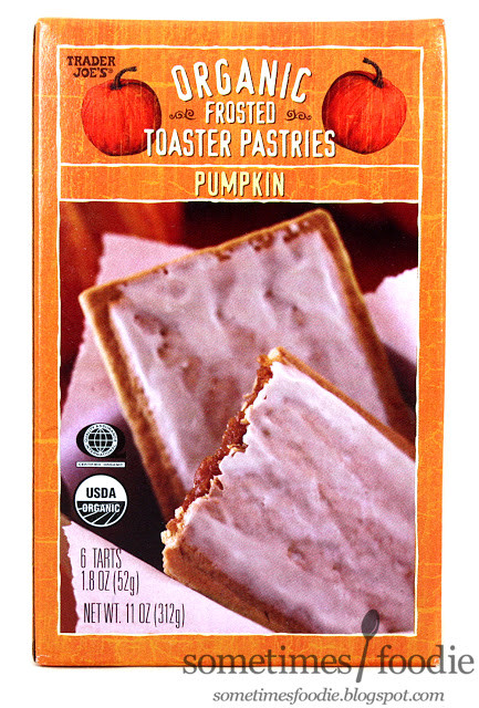 Organic Toaster Pastries
 Sometimes Foo Pumpkin Organic Frosted Toaster Pastries