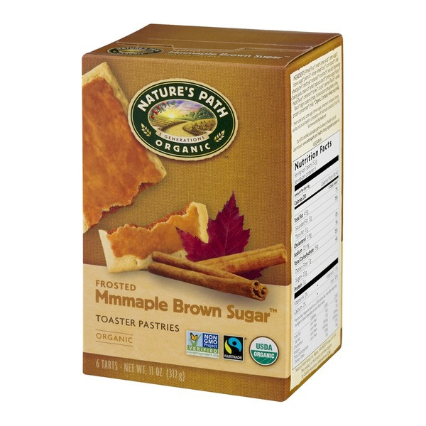 Organic Toaster Pastries
 Nature s Path Organic Frosted Toaster Pastries Brown Sugar