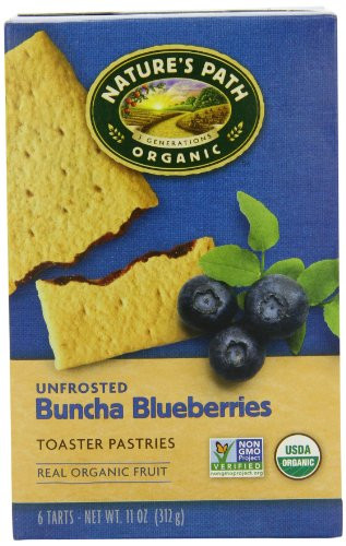 Organic Toaster Pastries
 Nature s Path Organic Toaster Pastries Blueberry 6 Count