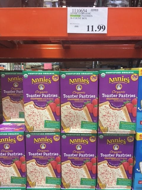 Organic Toaster Pastries
 Annie’s Organic Toaster Pastries at Costco – All Natural