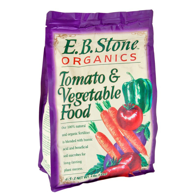 Organic Tomato Fertilizer
 Tomato & Ve able Food 4 5 3 4 lb box