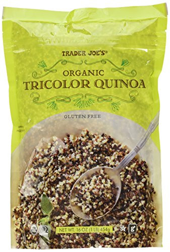 Organic Tricolor Quinoa
 Amazon Trader Joe s Organic White Quinoa 16 oz