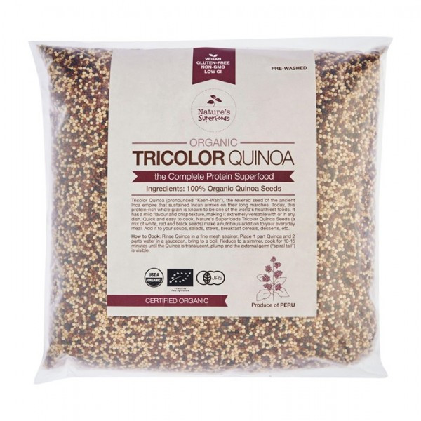 Organic Tricolor Quinoa
 Nature s Superfoods Organic Tricolor Quinoa Seeds Nature s