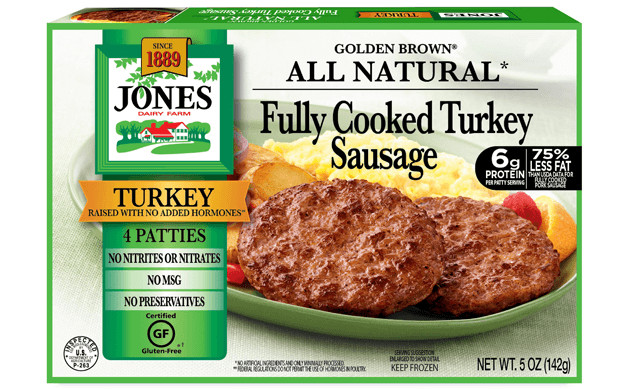 Organic Turkey Sausage
 Turkey Sausage Patties Golden Brown