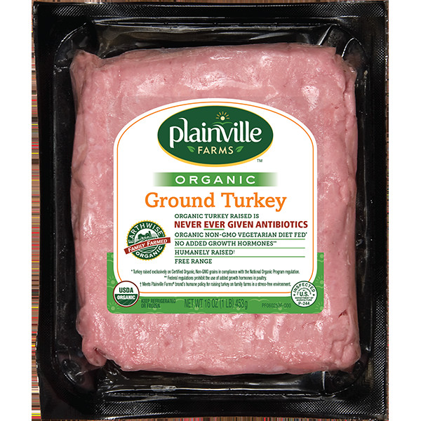 Organic Turkey Sausage
 Organic Ground Turkey