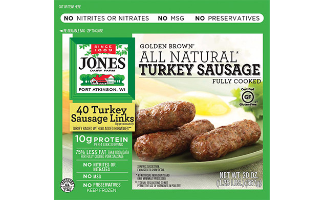 Organic Turkey Sausage
 Golden Brown Turkey Sausage Links