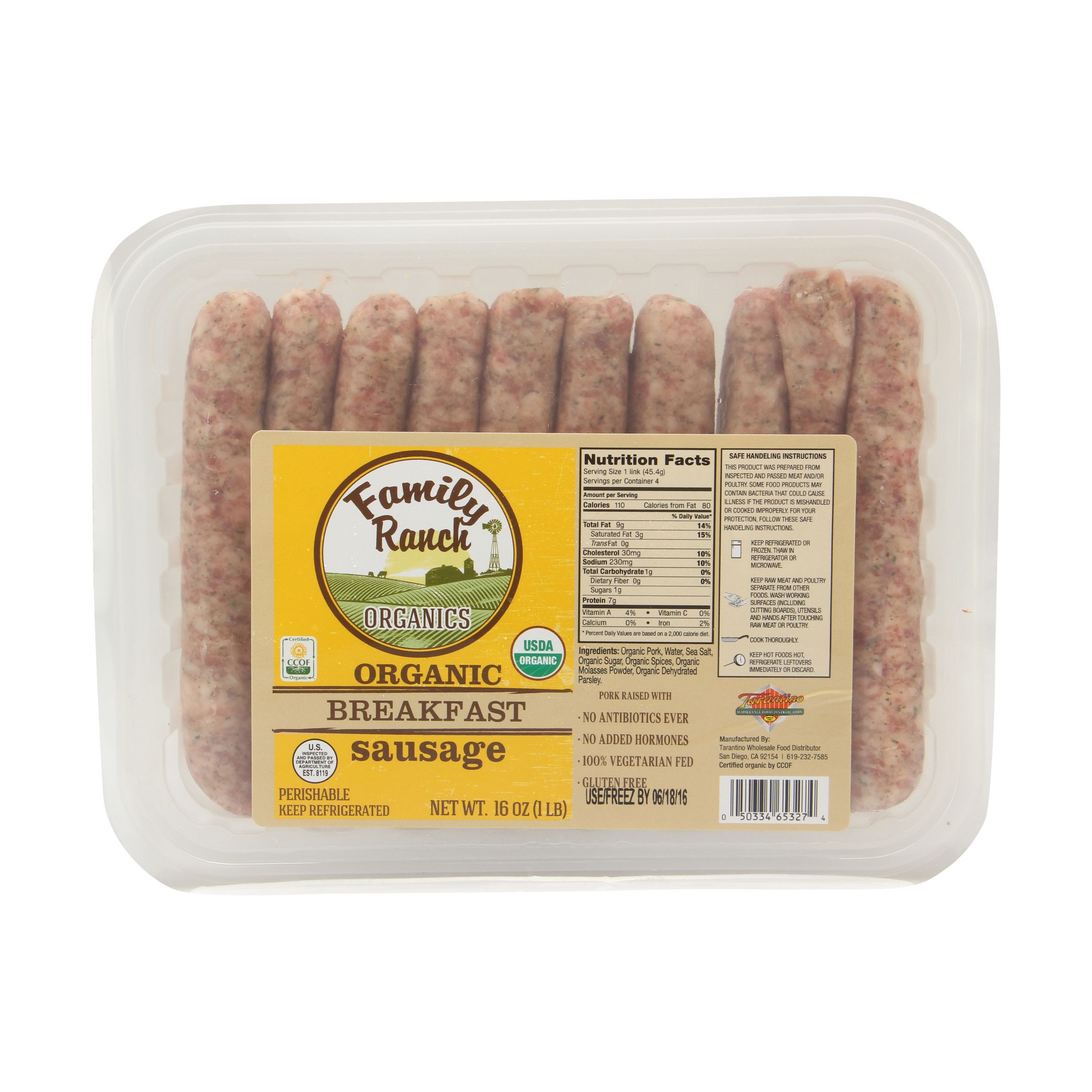 Organic Turkey Sausage
 organic turkey sausage