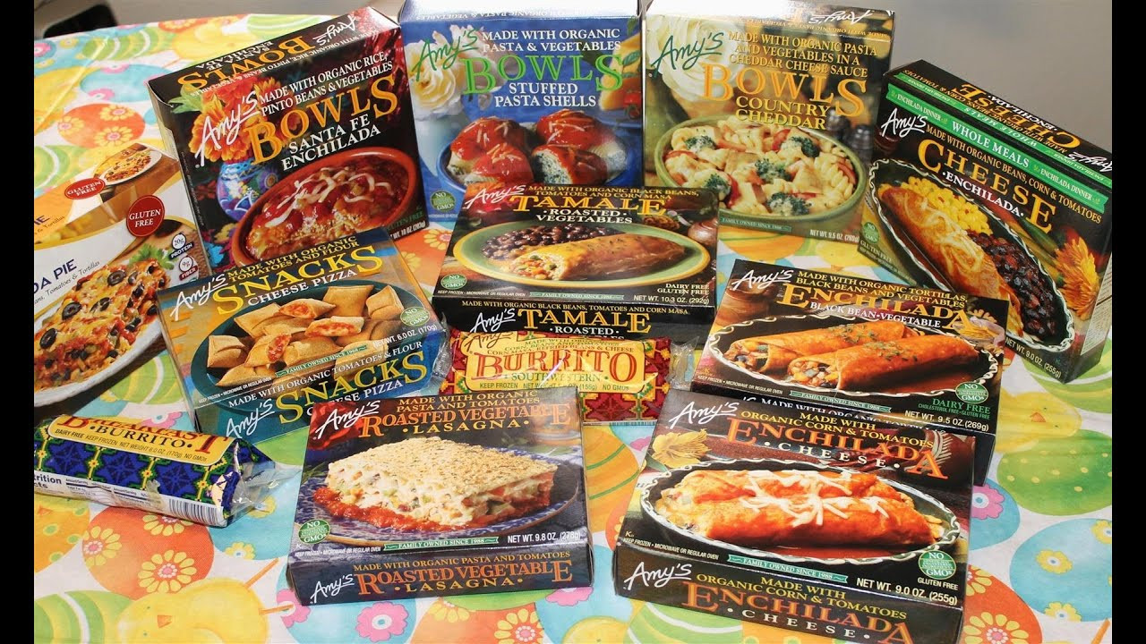 Organic Tv Dinners
 Amy s Frozen Dinner Haul