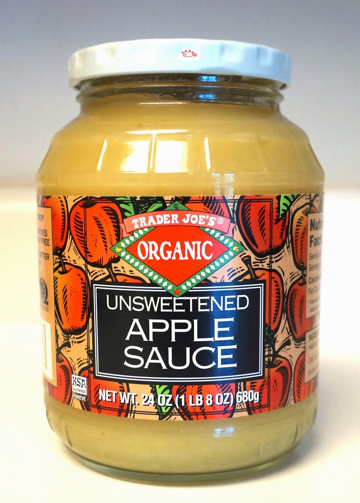 Organic Unsweetened Applesauce
 Exploring Trader Joe s Trader Joe s Organic Unsweetened