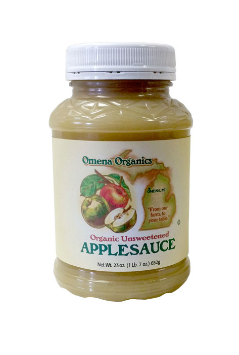 Organic Unsweetened Applesauce
 Omena Organics • Natural Direct