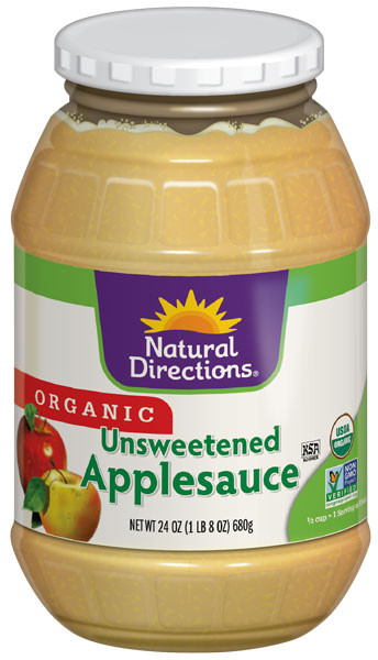 Organic Unsweetened Applesauce
 Organic Unsweetened Applesauce Natural Directions