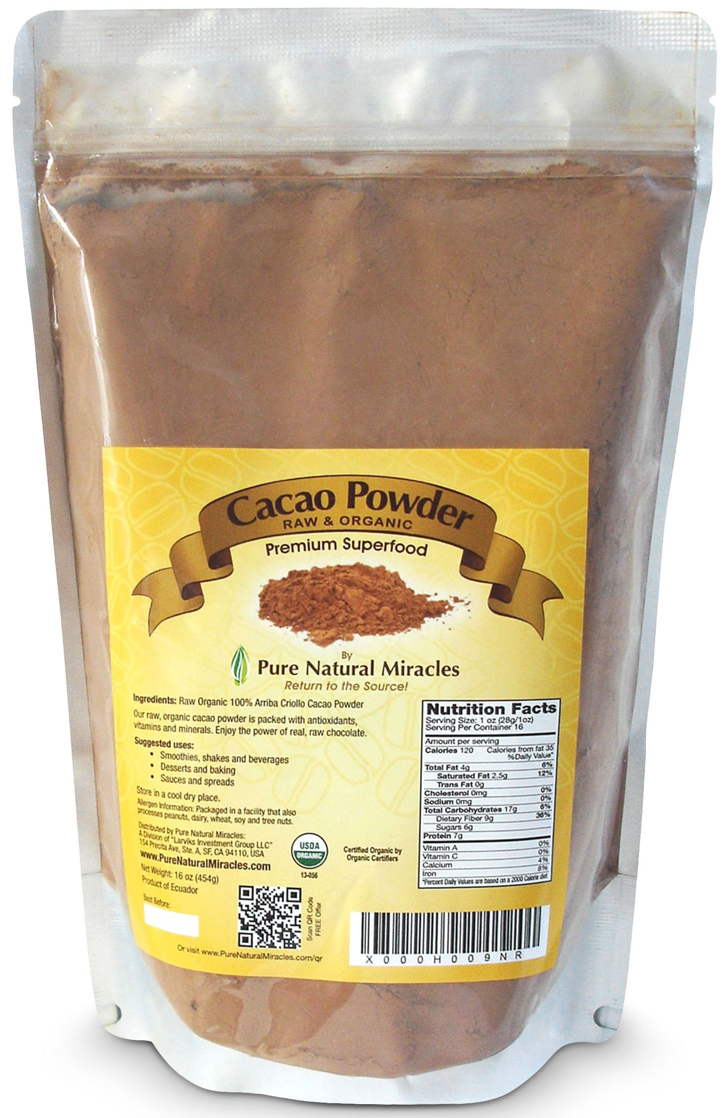 Organic Unsweetened Cocoa Powder 20 Of the Best Ideas for Pure Natural Miracles Raw organic Cacao Powder Best