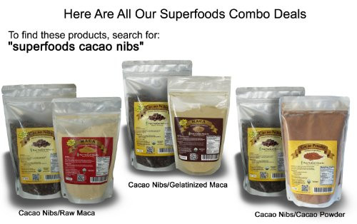 Organic Unsweetened Cocoa Powder
 Organic Raw Cacao Nibs Unsweetened Highest Antioxidant