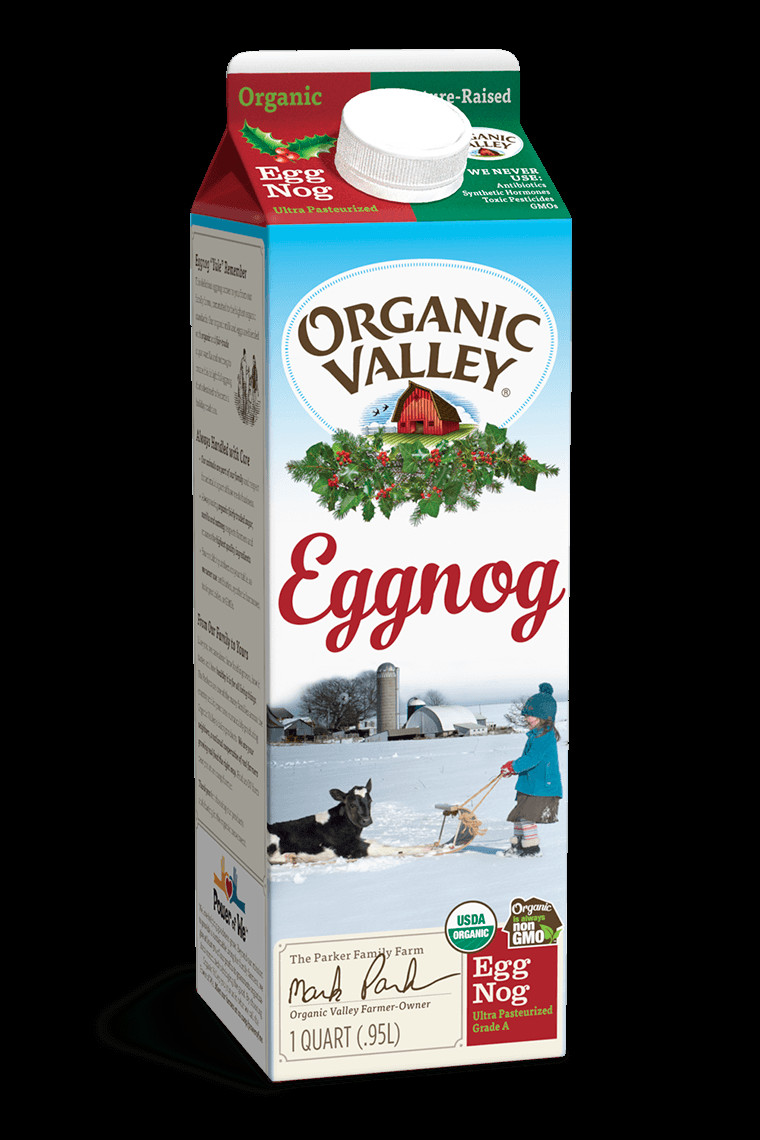 Organic Valley Eggnog
 organic valley eggnog review