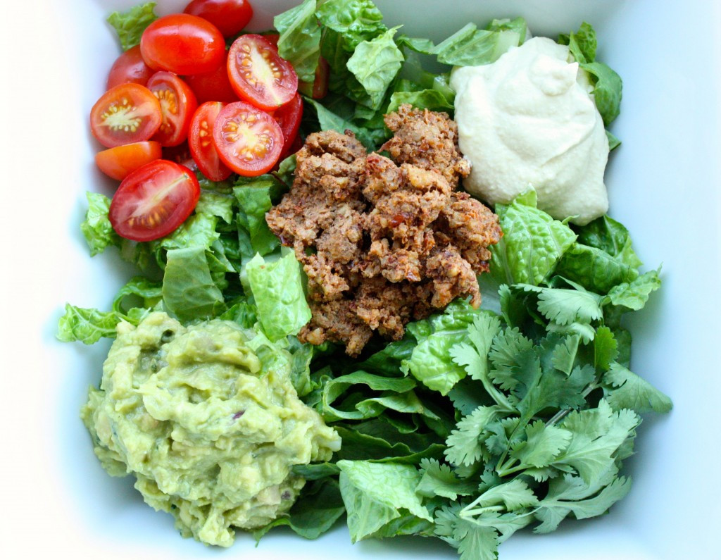 Organic Vegan Recipes
 Raw Vegan Taco Salad