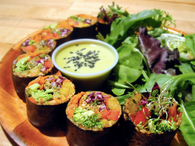 Organic Vegetarian Recipes
 Sushi vegan crudista Vegan blog Ricette Vegane