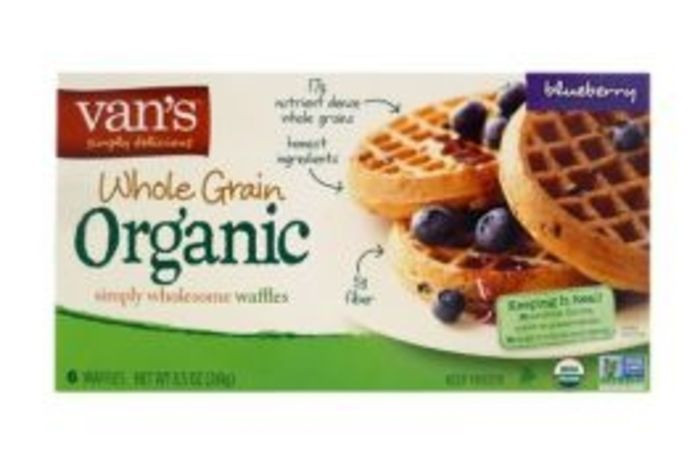 Organic Waffles Blue
 Buy Van s Natural Foods Organics Waffles Blue line