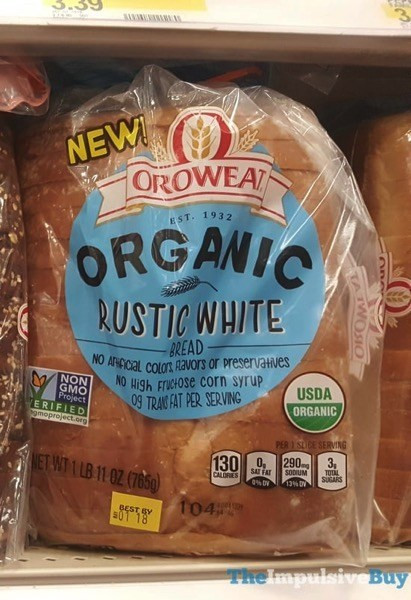 Organic White Bread
 Oroweat Organic Rustic White Bread The Impulsive Buy