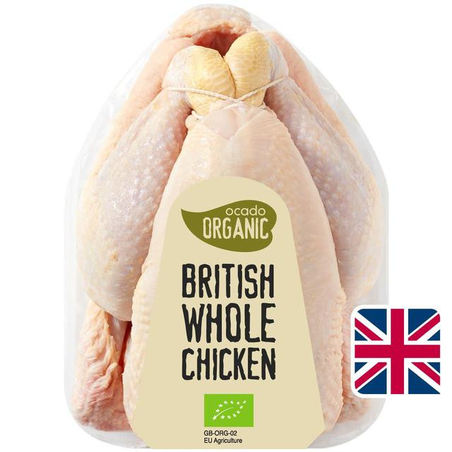 Organic Whole Chicken
 Ocado Organic Whole Chicken Typically 1 4kg from Ocado