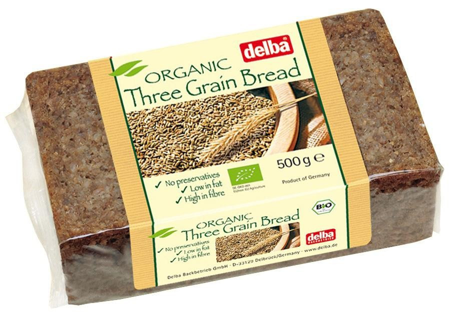 Organic Whole Grain Bread
 English