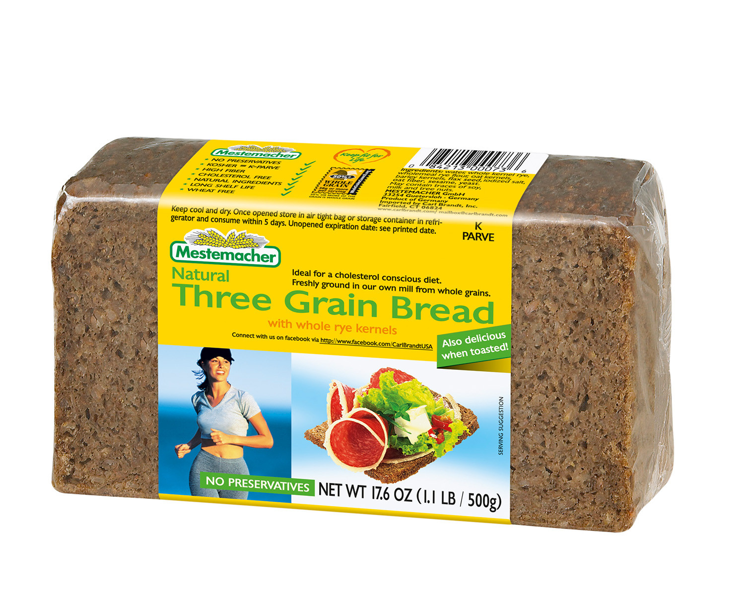 Organic Whole Grain Bread
 Mestemacher