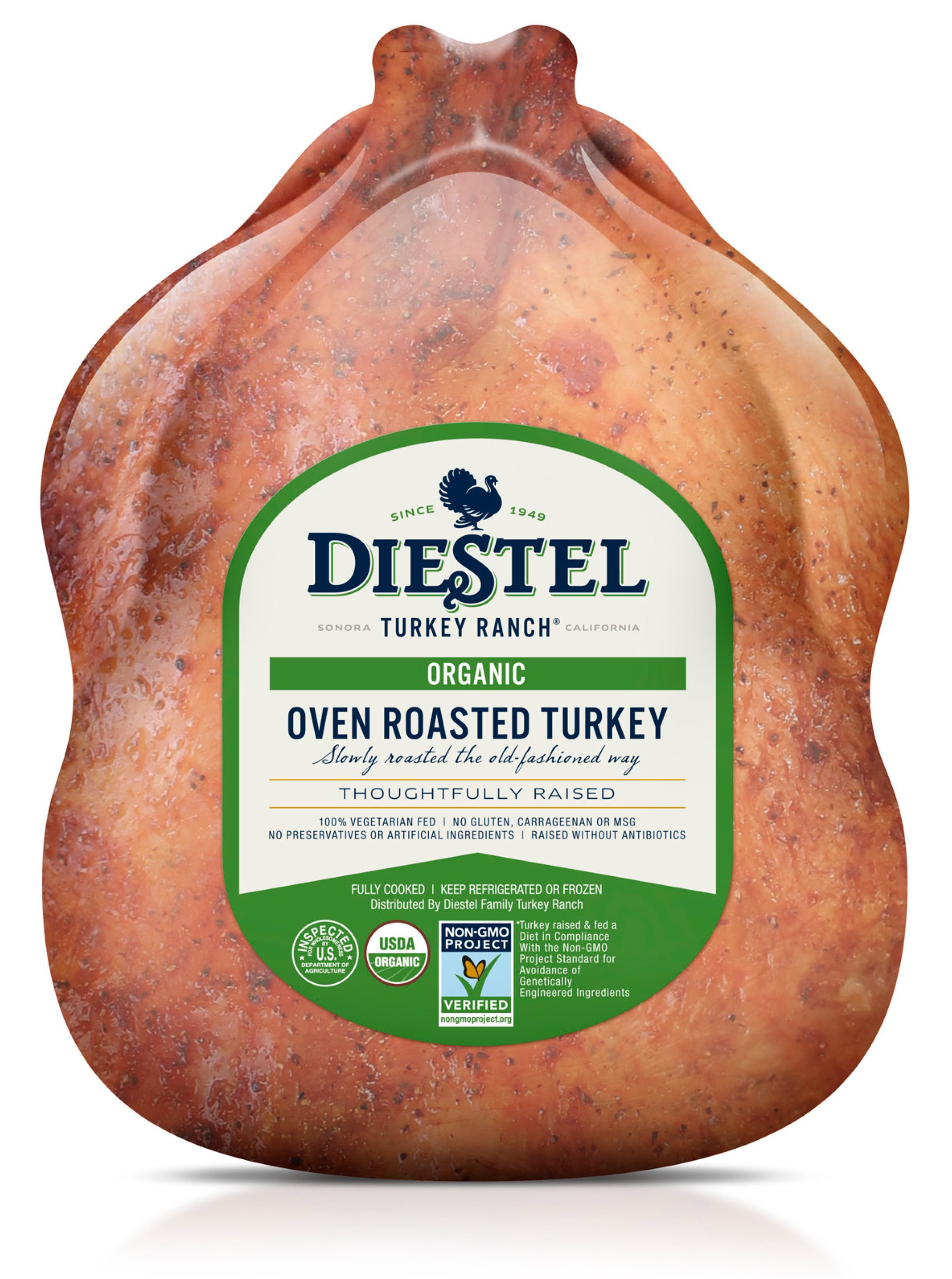 Organic Whole Turkey
 Organic Oven Roasted Whole Turkey Diestel Family Turkey