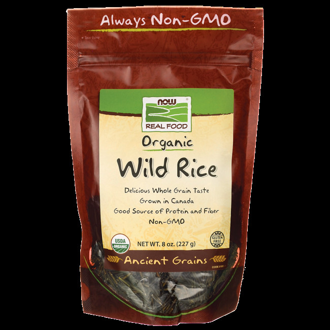 Organic Wild Rice
 NOW Foods Organic Wild Rice 8 oz 227 g Pkg Swanson