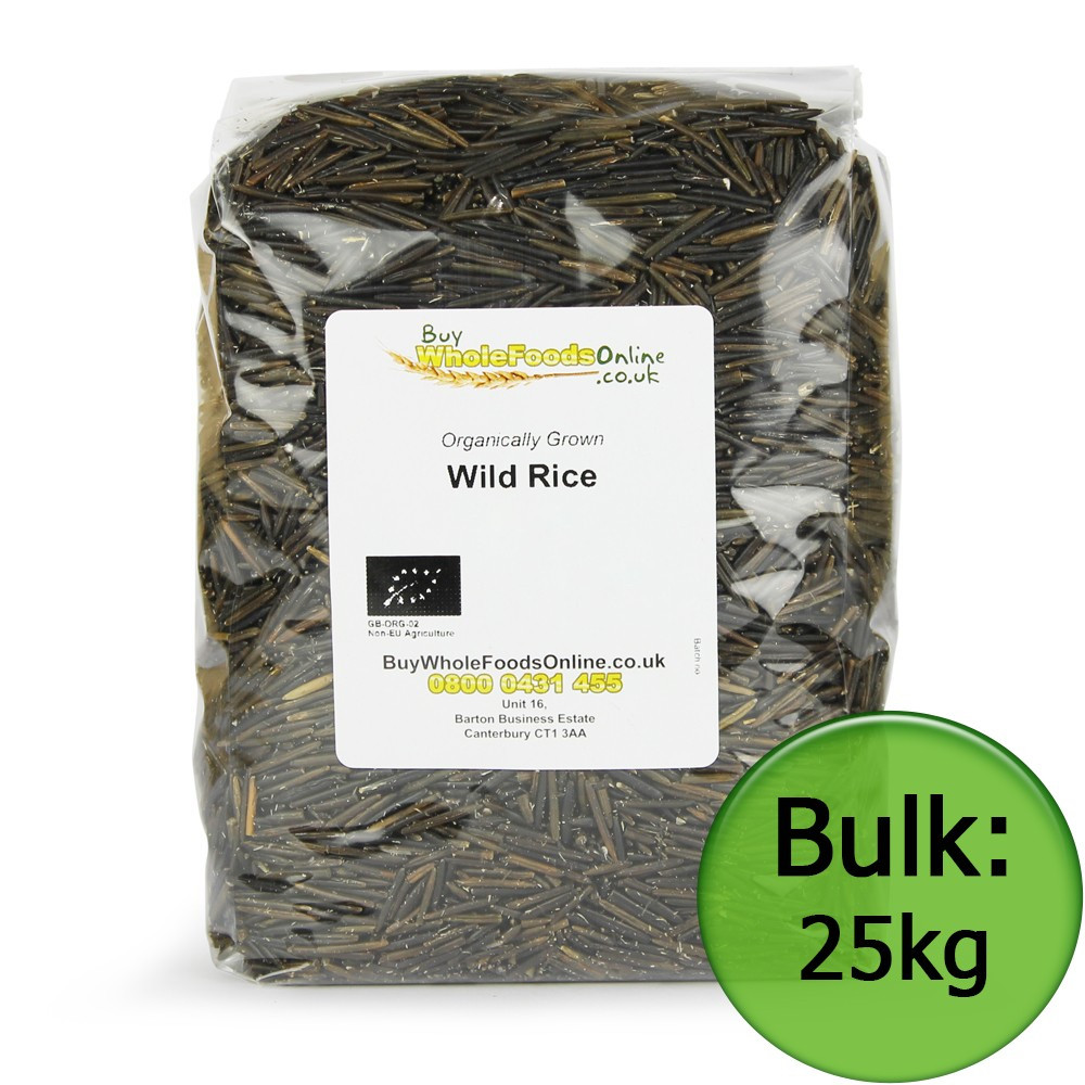 Organic Wild Rice Bulk
 Organic Wild Rice 25kg