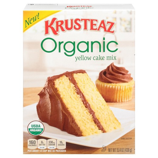 Organic Yellow Cake Mix
 Krusteaz Organic Yellow Cake Mix 15 4 oz Tar