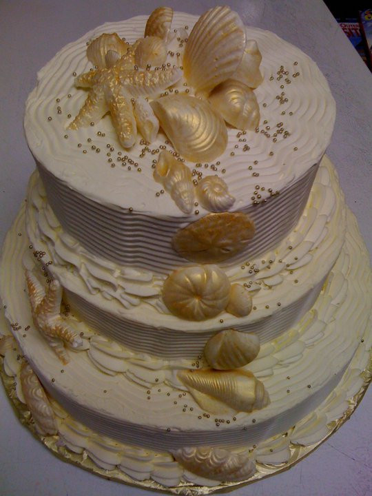 Outer Banks Wedding Cakes
 Outer Banks Wedding Cakes Tullios Bakery Duck NC