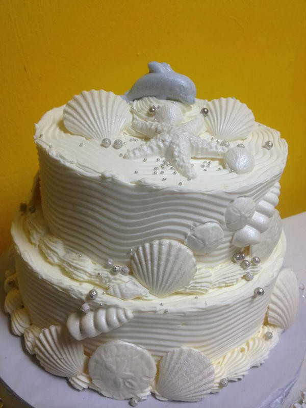 Outer Banks Wedding Cakes
 Outer Banks Wedding Cakes Tullios Bakery Duck NC