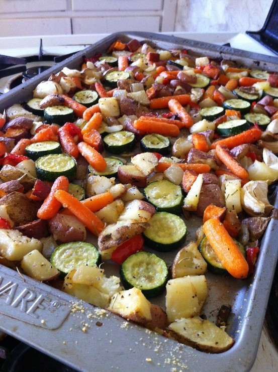 Oven Roasted Summer Vegetables
 Oven Roasted Summer Ve ables 24 7 Moms