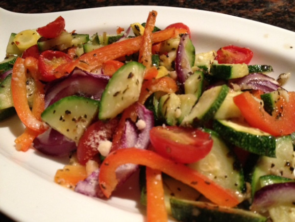 Oven Roasted Summer Vegetables
 Oven Roasted Summer Ve ables