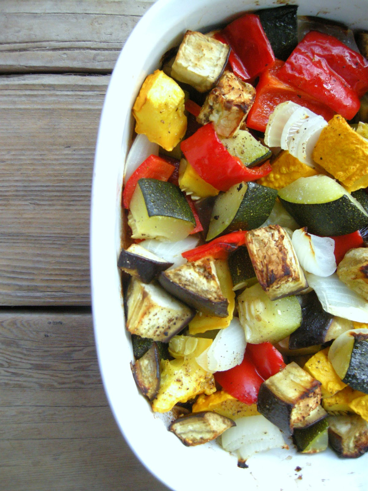 Oven Roasted Summer Vegetables
 The Pink Cowgirl Oven Roasted Summer Ve ables