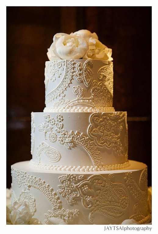 Paisley Wedding Cakes
 Our Wedding What I Would’ve Done if Pinterest Existed