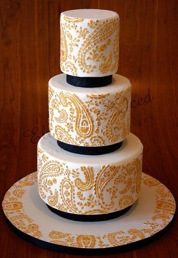 Paisley Wedding Cakes
 143 best images about Ideas for Contemporary Weddings on