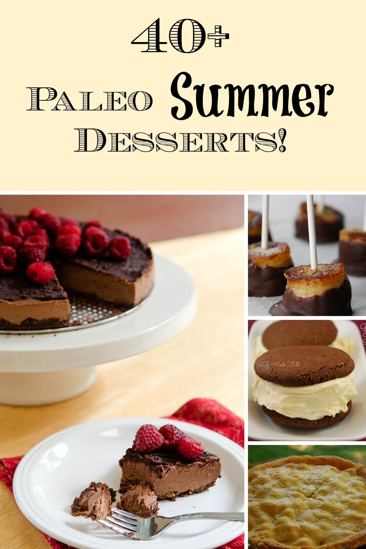 Paleo Summer Desserts the 20 Best Ideas for 40 Paleo Summer Desserts Life Made Full