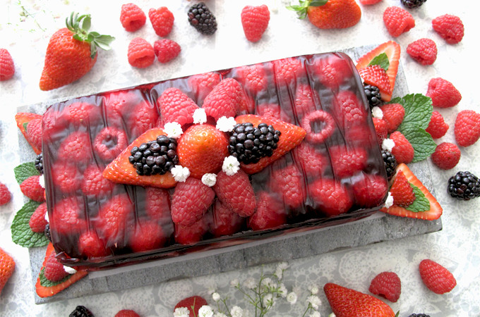 Paleo Summer Desserts
 AIP Paleo Fruit Terrine with Berries No Bake Summer