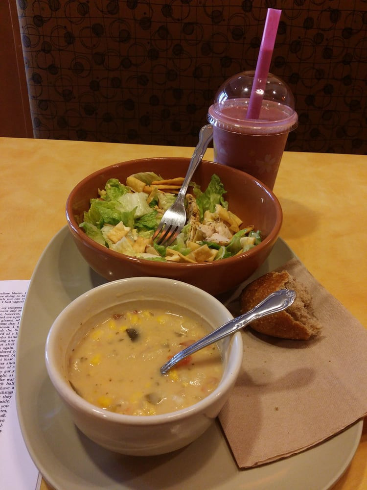 Panera Bread Summer Corn Chowder
 Summer corn chowder asian sesame salad fatfree power