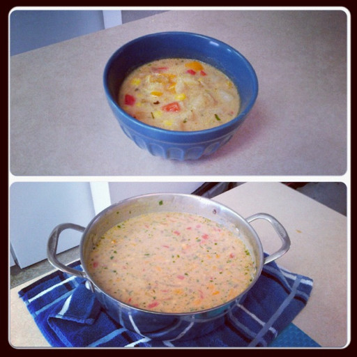 Panera Bread Summer Corn Chowder
 The All Natural Me Copycat Panera Bread Summer Corn