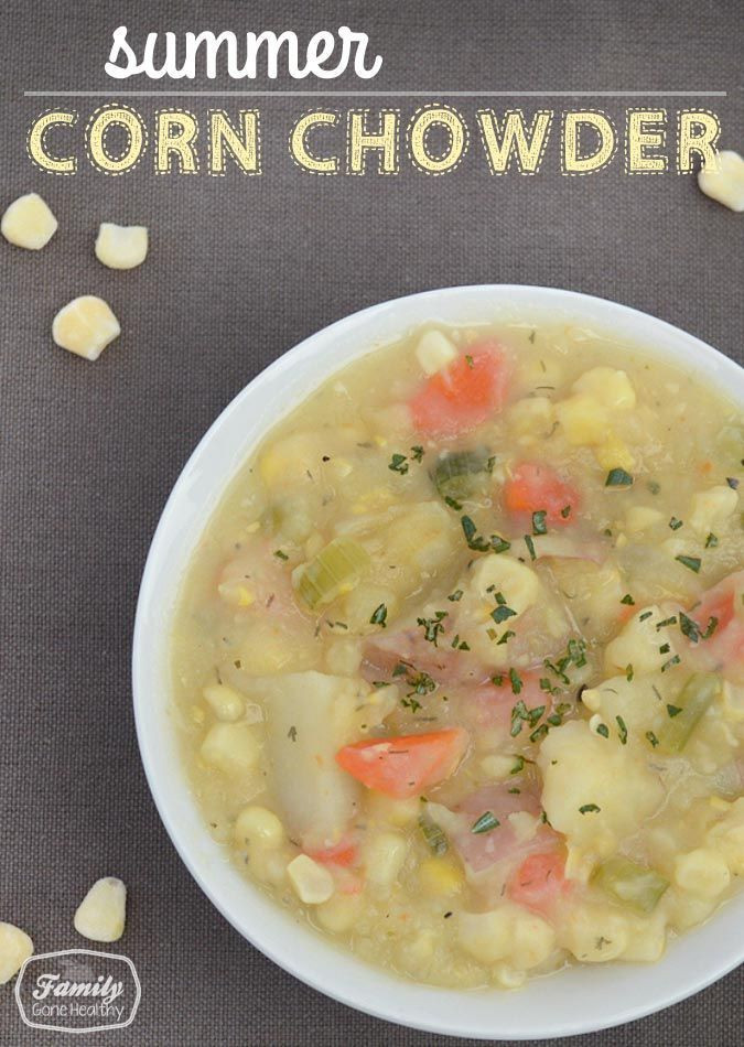 Panera Bread Summer Corn Chowder
 Recipe Panera Bread Inspired Summer Corn Chowder