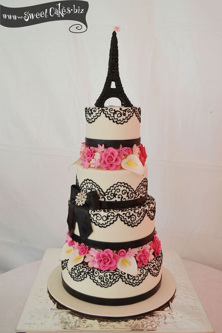 Paris Themed Wedding Cakes
 Paris theme quince cake Quince Inspiration