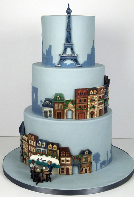 Paris Themed Wedding Cakes
 Wedding Cakes Parisian Themed Wedding Cake