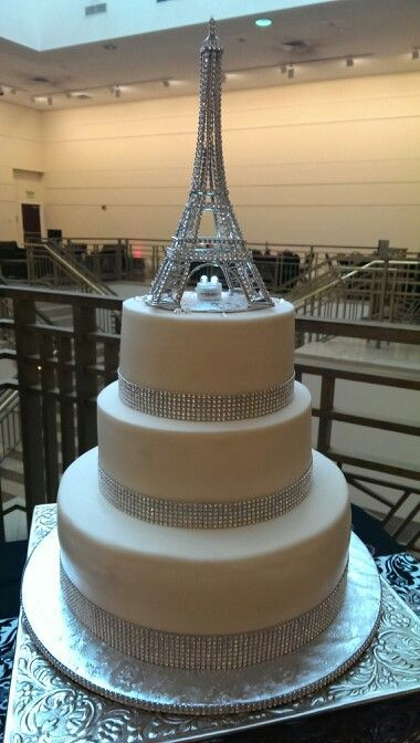 Paris Themed Wedding Cakes
 Paris theme wedding cake Cakes Pinterest